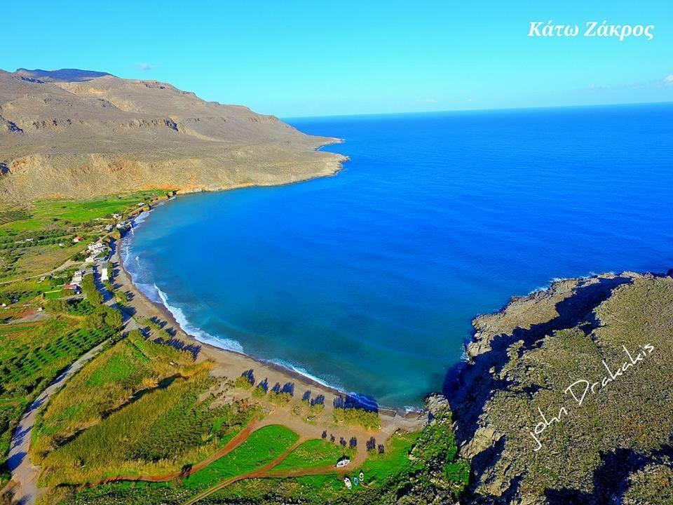 Villa Sea View Mesa Mpanta Káto Zákros Esterno foto